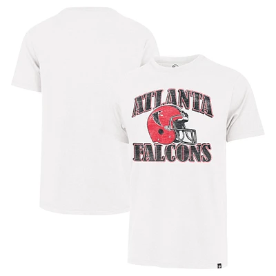 T-shirt rétro Atlanta Falcons Overrun Franklin pour homme, couleur crème, 1947