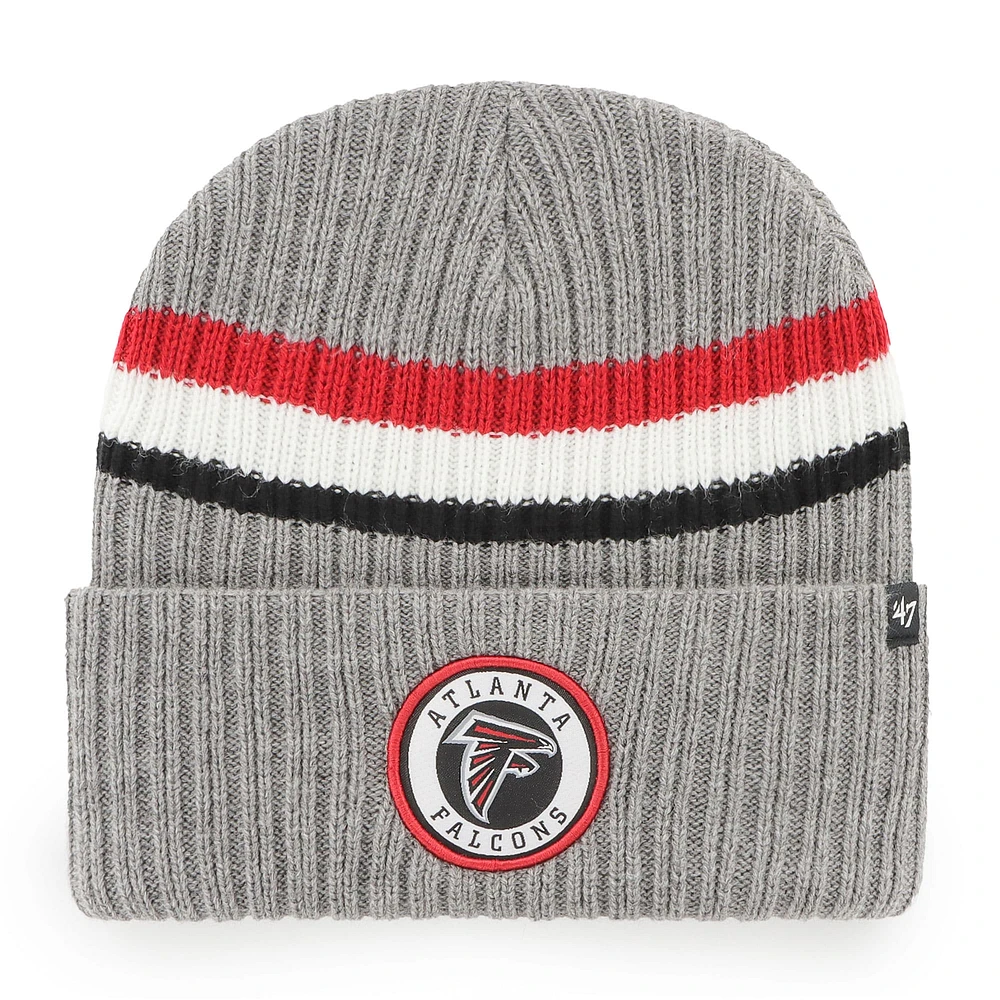 Bonnet en tricot gris à revers Atlanta Falcons Highline '47 pour homme