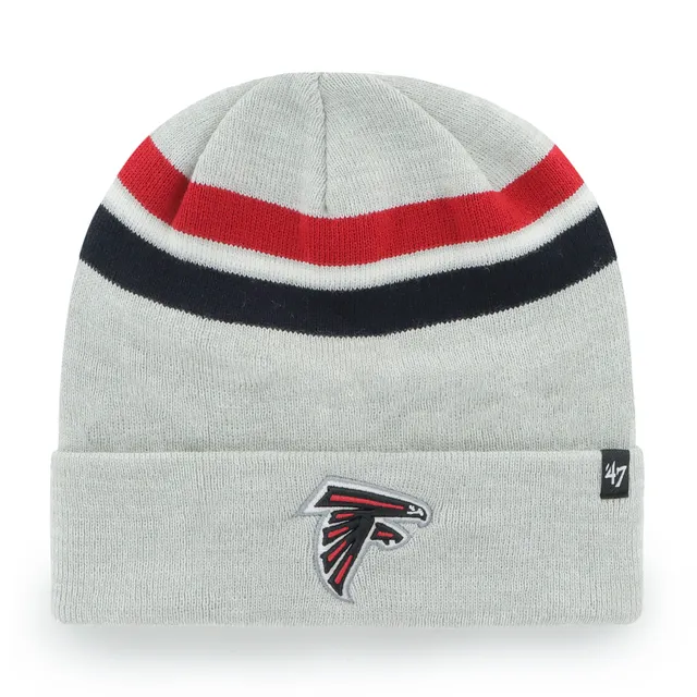 '47 Red Atlanta Falcons Secondary Logo Knit Beanie