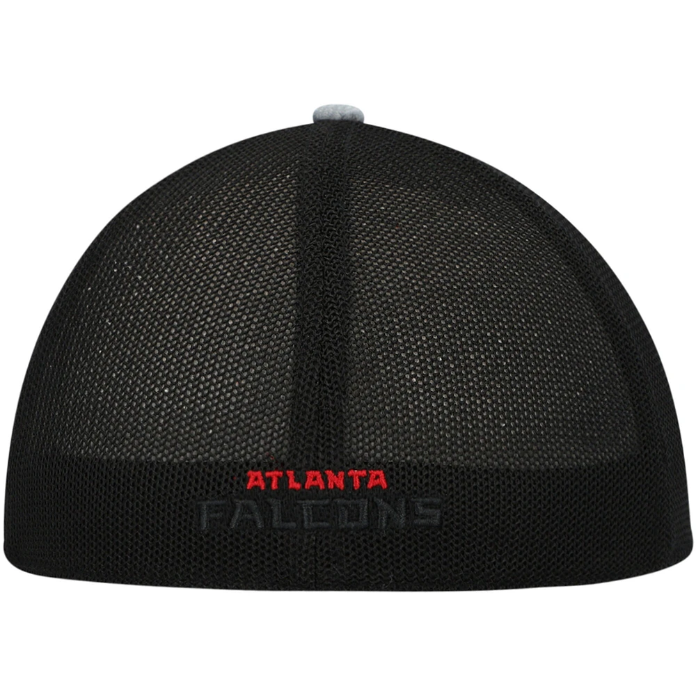 Men's '47 Heathered Gray/Black Atlanta Falcons Motivator Flex Hat