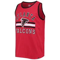 Débardeur Super Rival Atlanta Falcons Edge '47 rouge pour homme