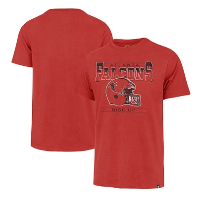 T-shirt '47 Red Atlanta Falcons Gridiron Classics Time Lock Franklin pour homme