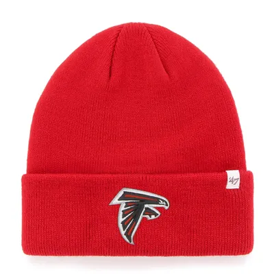 Bonnet en tricot basique à revers pour homme Atlanta Falcons '47 rouge