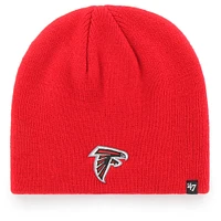 Bonnet en tricot avec logo secondaire Atlanta Falcons '47 rouge pour homme