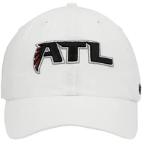 Men's '47 White Atlanta Falcons Clean Up Adjustable Hat