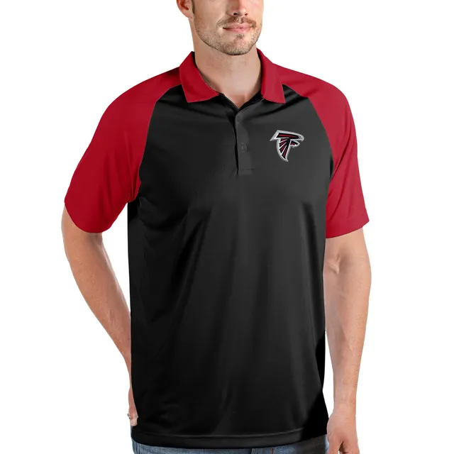 Men's Vineyard Vines Red Atlanta Falcons Winstead Stripe Polo