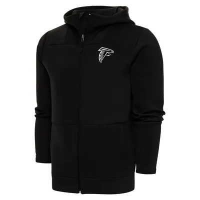 Atlanta Falcons Antigua Metallic Logo Protect Full-Zip Hoodie