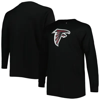 Atlanta Falcons Big & Tall Waffle-Knit Thermal Long Sleeve T-Shirt - Black