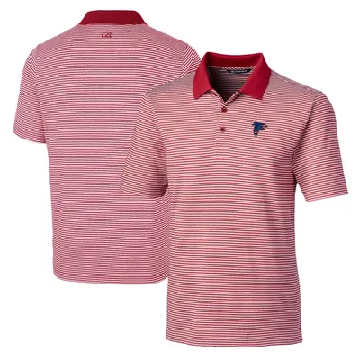 Atlanta Falcons Cutter & Buck Big Tall Forge Tonal Stripe Stretch Polo