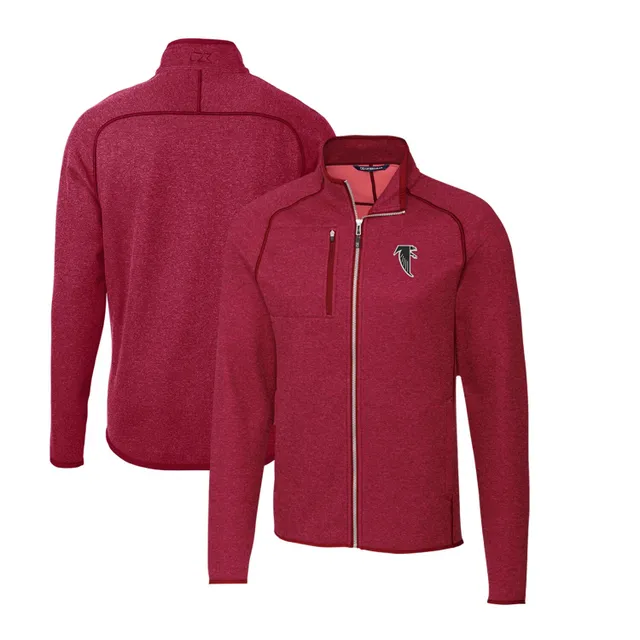 Men's Starter Red Atlanta Falcons Heisman Quarter-Zip Jacket