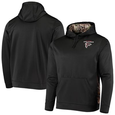 Men's Dunbrooke Black/Realtree Camo Atlanta Falcons Logo Ranger Pullover Hoodie