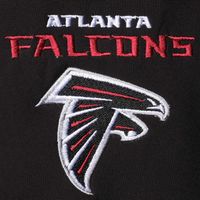 Men's Dunbrooke Black Atlanta Falcons Big & Tall Archer Softshell Full-Zip Vest