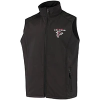Men's Dunbrooke Black Atlanta Falcons Circle Archer Softshell Full-Zip Vest