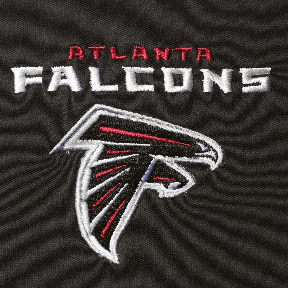 Men's Dunbrooke Black Atlanta Falcons Circle Archer Softshell Full-Zip Vest