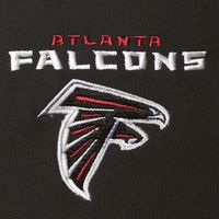 Men's Dunbrooke Black Atlanta Falcons Circle Archer Softshell Full-Zip Vest