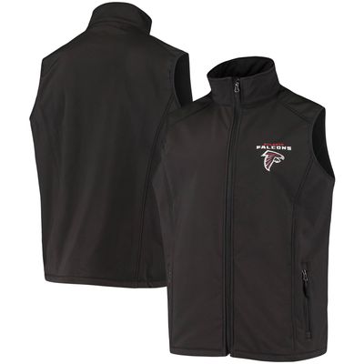 Men's Dunbrooke Black Atlanta Falcons Circle Archer Softshell Full-Zip Vest