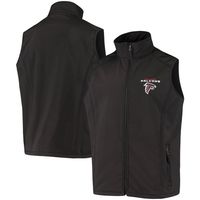 Men's Dunbrooke Black Atlanta Falcons Circle Archer Softshell Full-Zip Vest