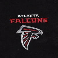 Men's Dunbrooke Black Atlanta Falcons Journey Workwear Tri-Blend Full-Zip Jacket