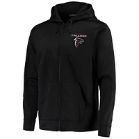 Men's Dunbrooke Black Atlanta Falcons Trophy Fleece Full-Zip Hoodie