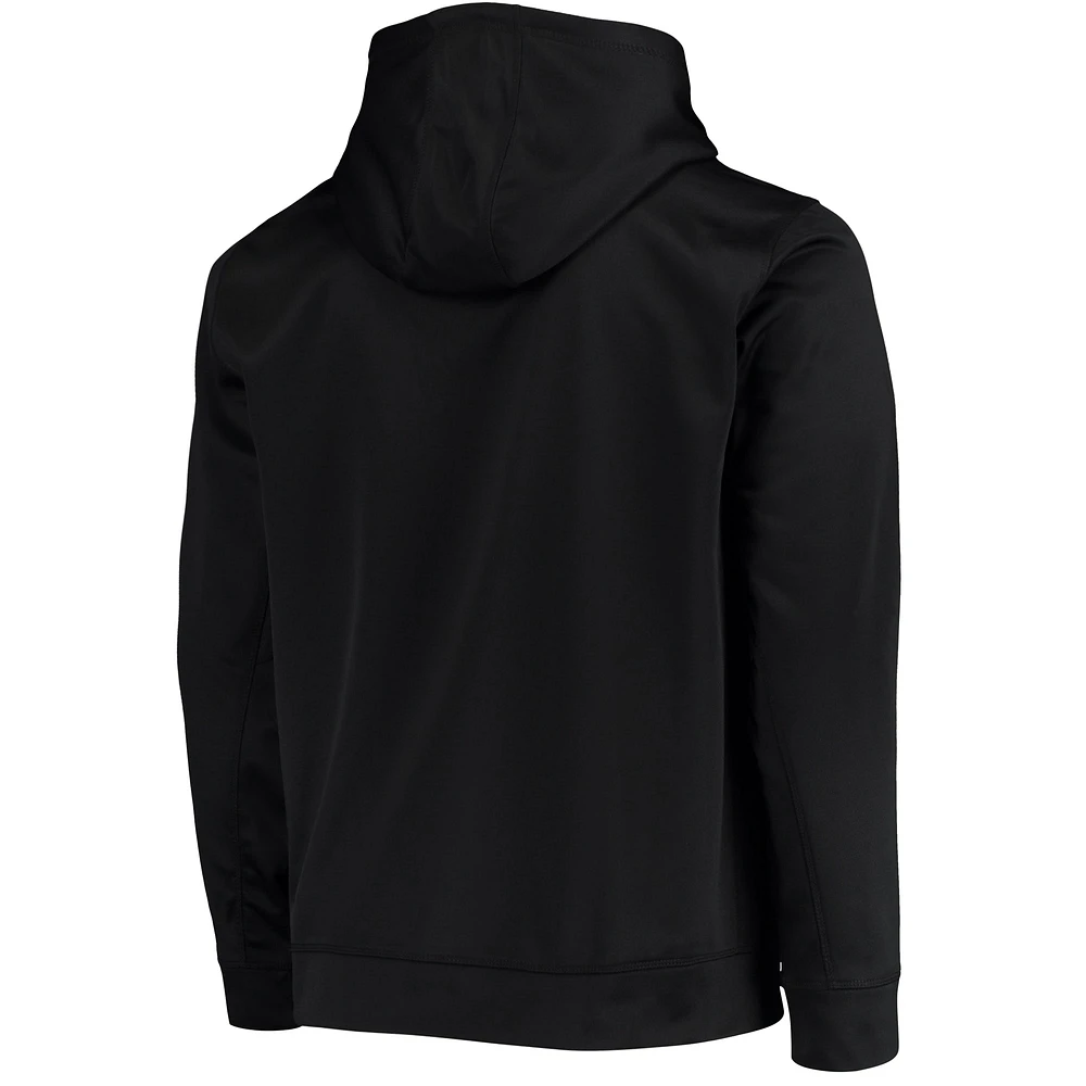 Men's Dunbrooke Black Atlanta Falcons Trophy Fleece Full-Zip Hoodie