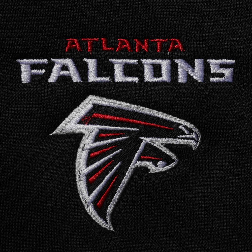Men's Dunbrooke Black Atlanta Falcons Trophy Fleece Full-Zip Hoodie