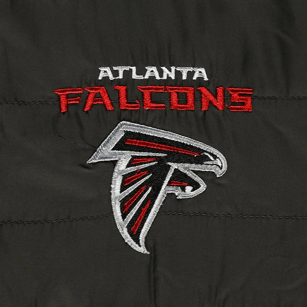 Men's Dunbrooke Heather Black Atlanta Falcons Explorer Tech Full-Zip Jacket