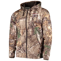 Men's Dunbrooke Realtree Camo Atlanta Falcons Trophy Tech Fleece Full-Zip Hoodie