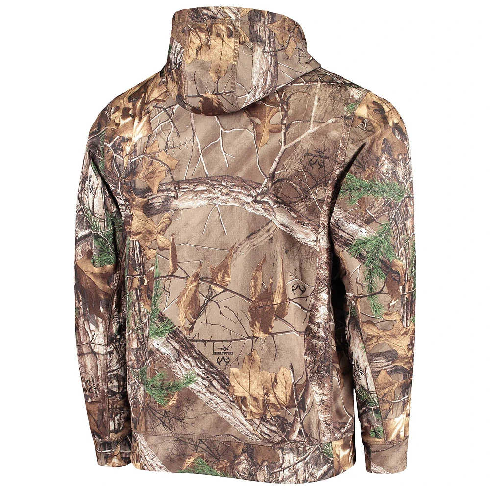 Men's Dunbrooke Realtree Camo Atlanta Falcons Trophy Tech Fleece Full-Zip Hoodie