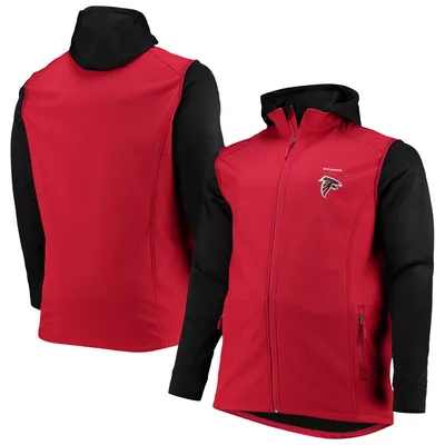 Atlanta Falcons Dunbrooke Big & Tall Alpha Full-Zip Hoodie Jacket - Red/Black