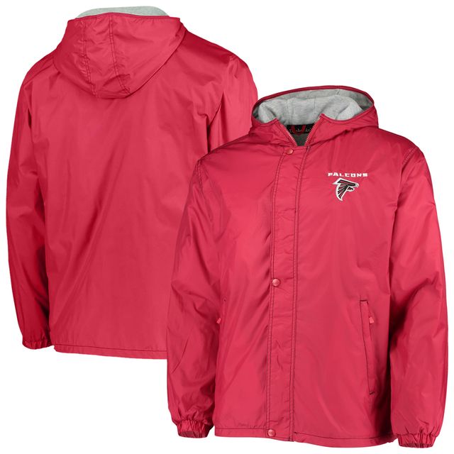 Blouson à glissière complète Dunbrooke Atlanta Falcons Logo Legacy Stadium pour homme, rouge