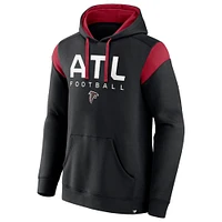 Sweat à capuche noir Fanatics pour hommes des Falcons d'Atlanta Call The Shot