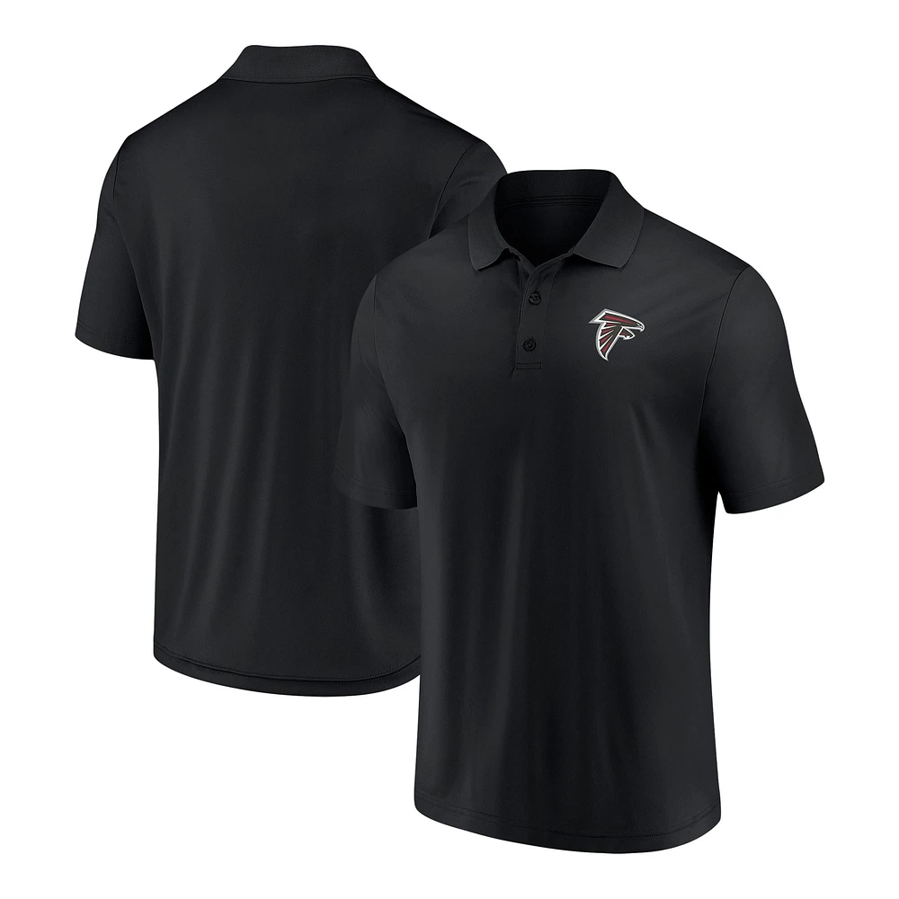 Polo composant noir Atlanta Falcons Fanatics pour hommes