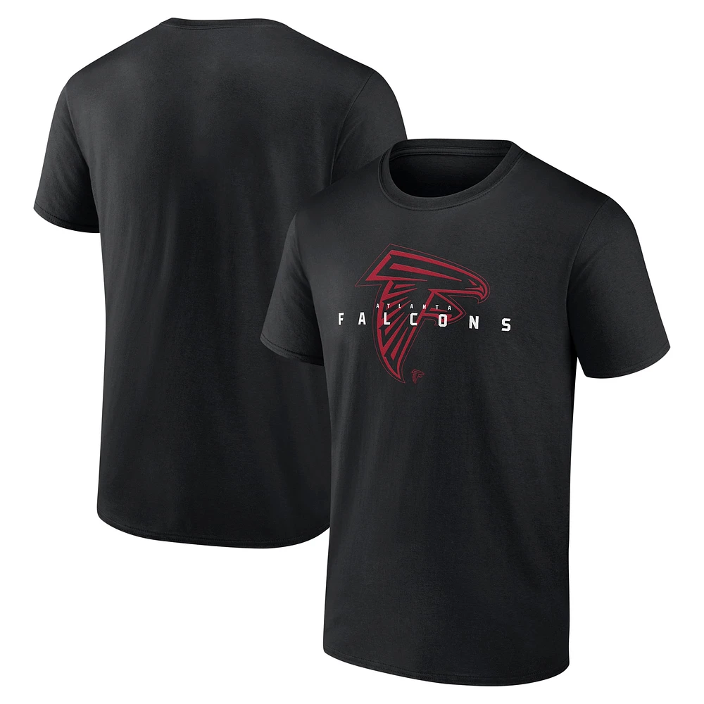 T-shirt coordonné noir Atlanta Falcons Fanatics pour homme