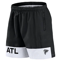 Short Fanatics noir Atlanta Falcons Elements pour hommes