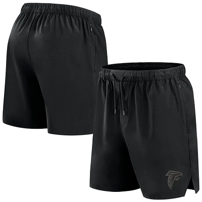 Short Fanatics noir pour homme, micro ton sur ton, le bureau des Falcons d'Atlanta