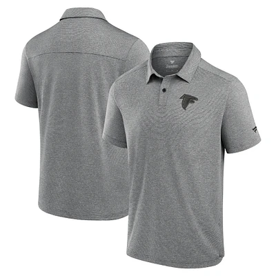 Men's Fanatics Black Atlanta Falcons Front Office Tech Polo Shirt