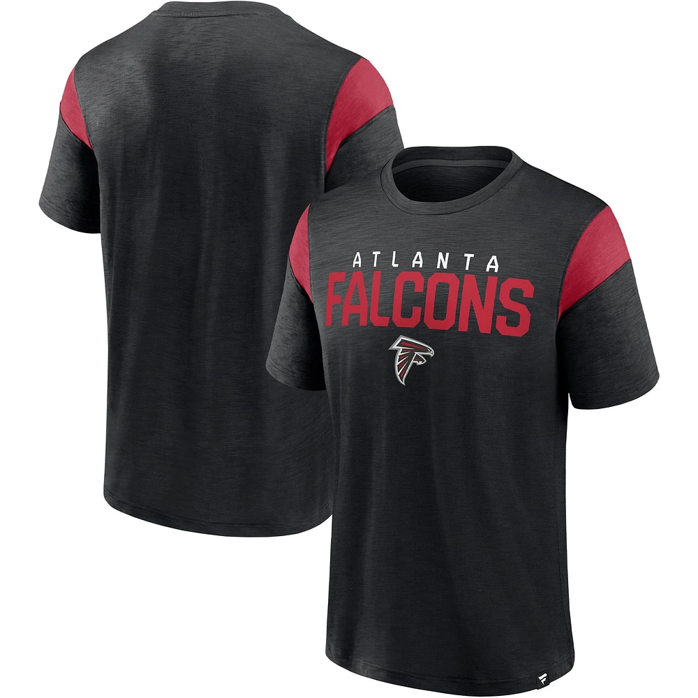 T-shirt noir de l'équipe extensible à domicile des Falcons d'Atlanta Fanatics pour hommes