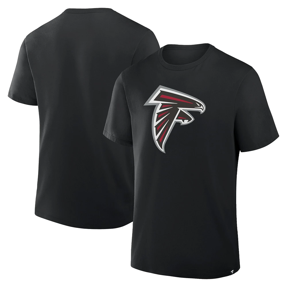 T-shirt en coton noir Atlanta Falcons Legacy pour hommes Fanatics