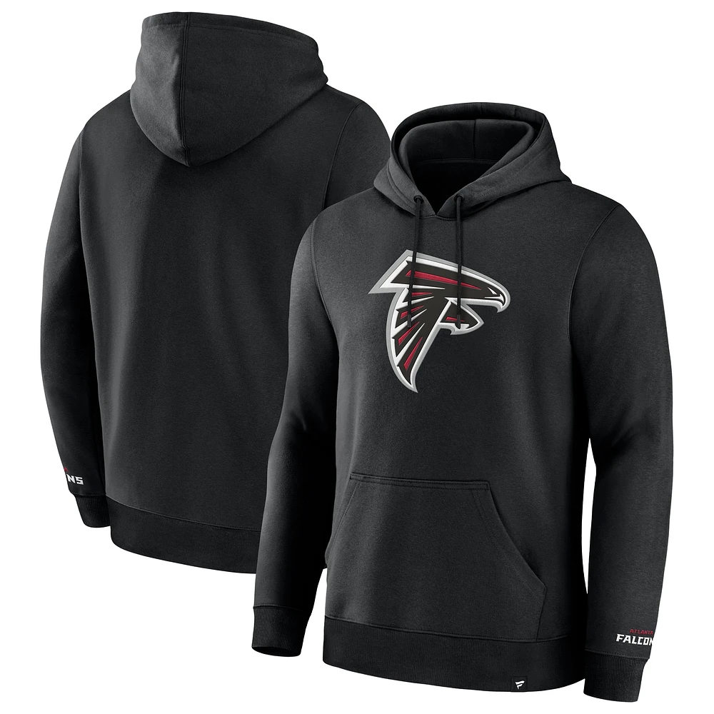 Sweat à capuche en polaire noir Atlanta Falcons Legacy pour homme Fanatics