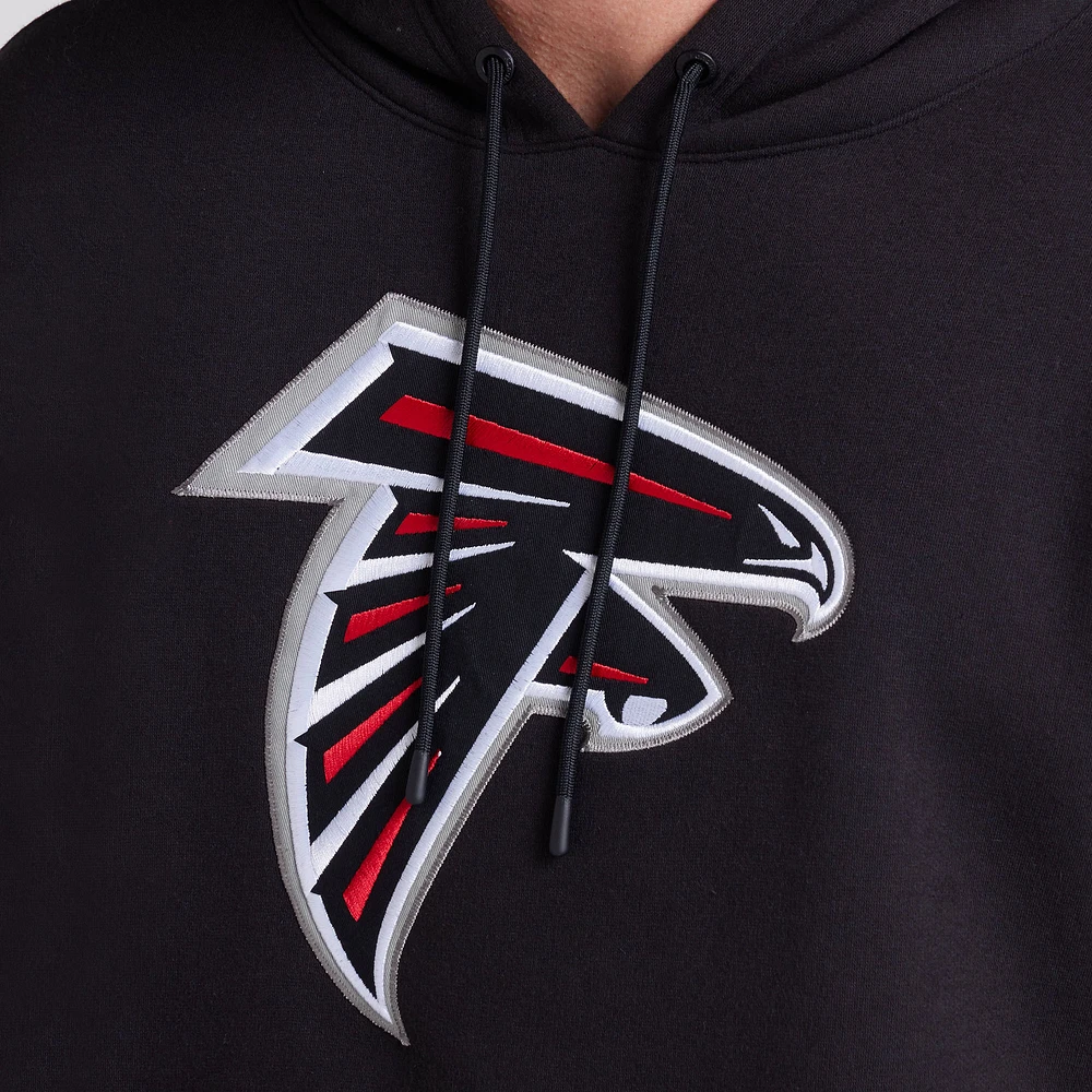 Sweat à capuche en polaire noir Atlanta Falcons Legacy pour homme Fanatics