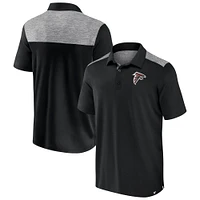 Polo Fanatics noir pour homme des Falcons d'Atlanta Long Shot