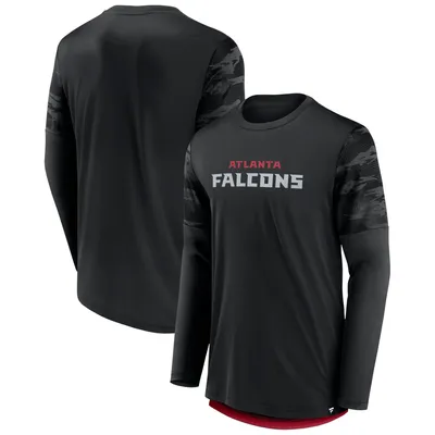 Atlanta Falcons Fanatics Branded Square Off Long Sleeve T-Shirt - Black/Red