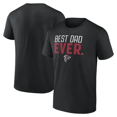 Atlanta Falcons Fanatics Branded Best Dad Ever Team T-Shirt - Black