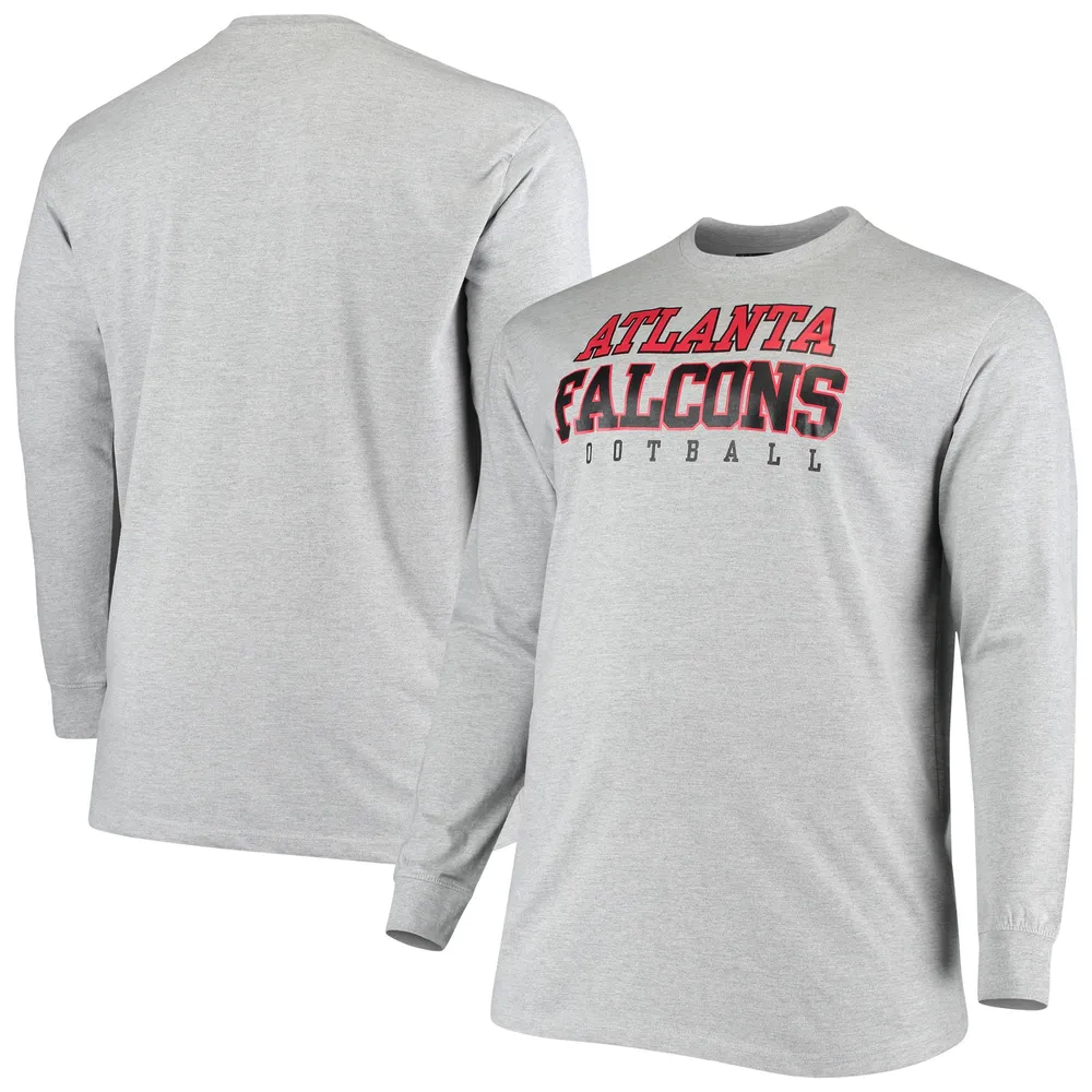 Men's Fanatics Branded Heathered Gray Buffalo Bills Big & Tall Practice Long  Sleeve T-Shirt 