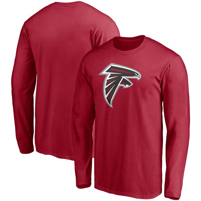 Starter Men's Red Atlanta Falcons Raglan Long Sleeve Hoodie T