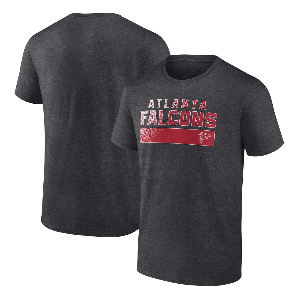 T-shirt fanatiques anthracite des Falcons d'Atlanta pour hommes