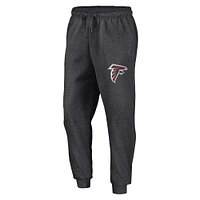 Men's Fanatics  Heather Charcoal Atlanta Falcons Boost Fleece Joggers