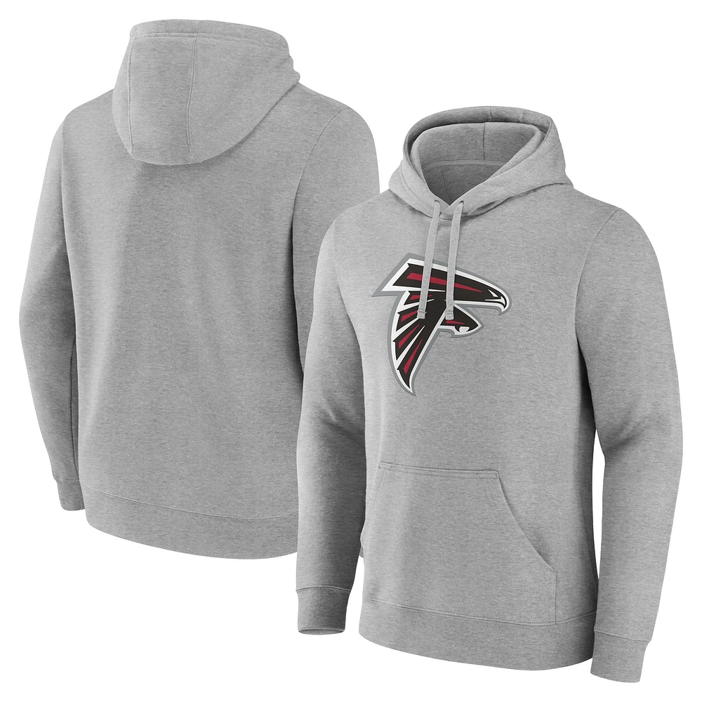 Sweat à capuche en polaire gris chiné Atlanta Falcons Deliver pour homme Fanatics