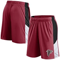 Short rouge avec logo principal des Atlanta Falcons Fanatics pour homme