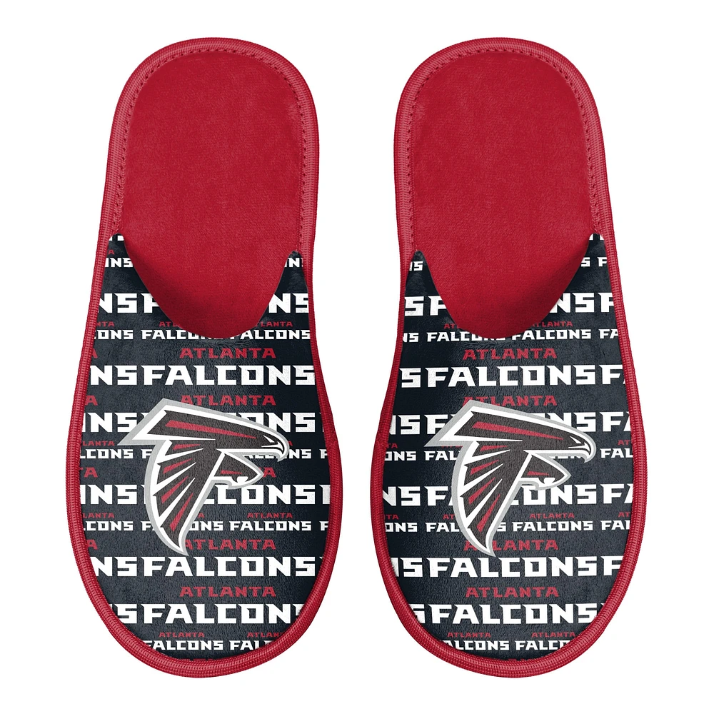 Men's FOCO Atlanta Falcons Scuff Logo Slide Slippers